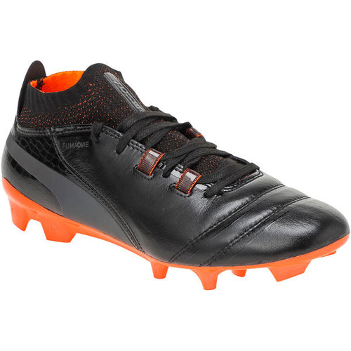 Zapatillas Futbol Negro y Naranja